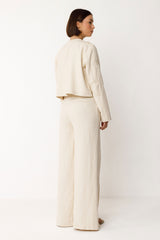 Hose Narea Elfenbein Damen | Skfk