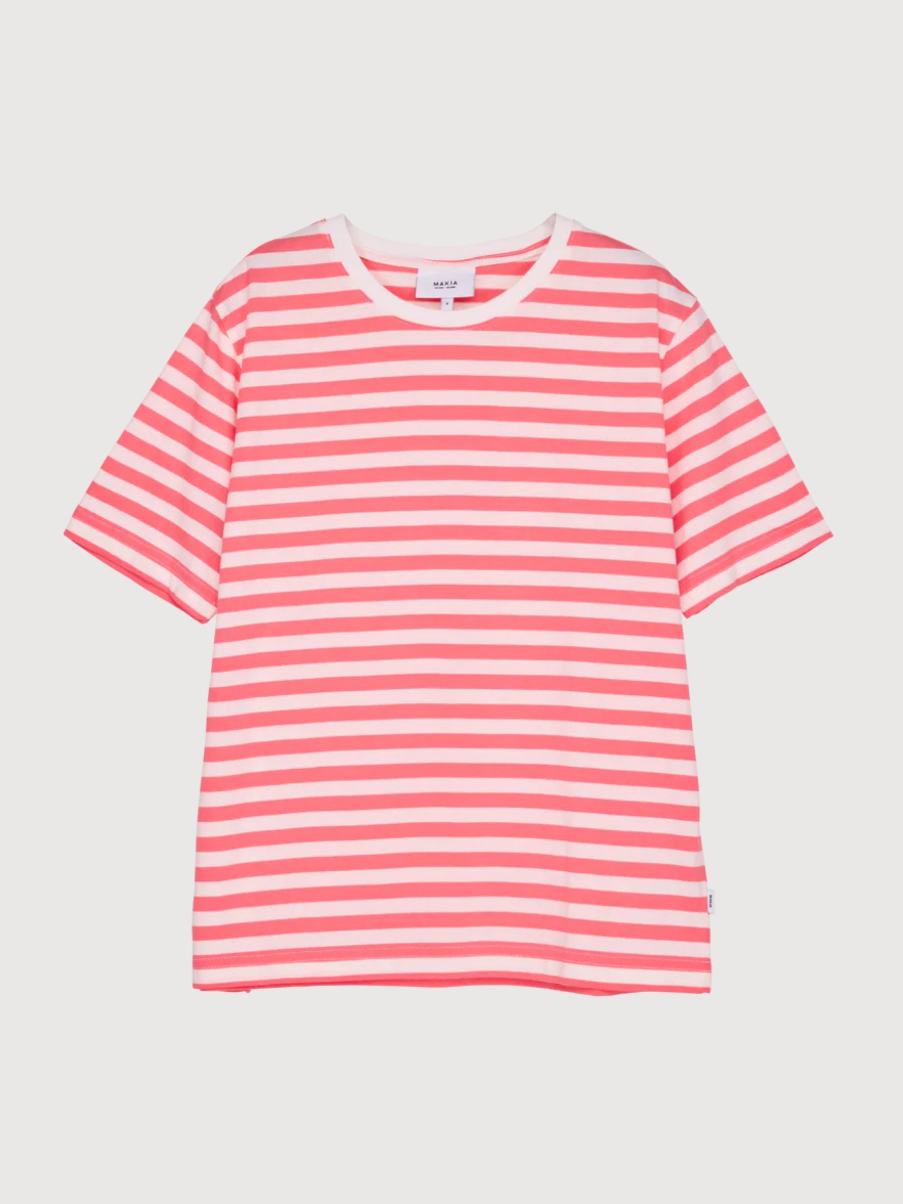 Verkstad T-Shirt Coral-Off White | Makia