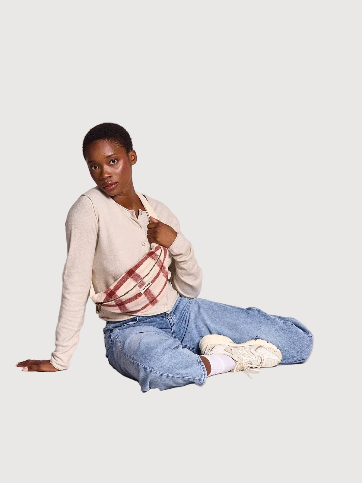 Olivia pink tartan Bum bag | Hindbag