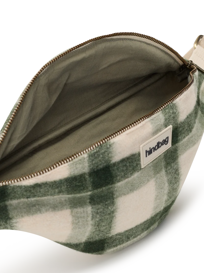 Olivia green tartan Bum bag | Hindbag