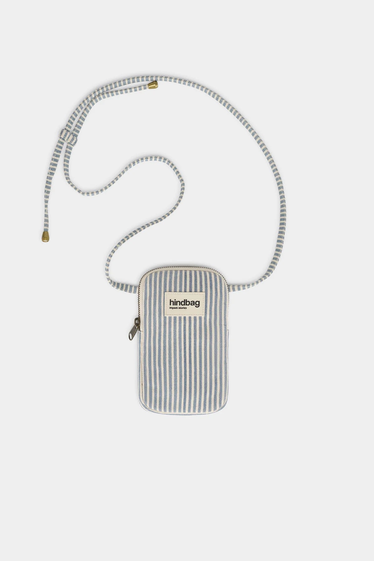 Bill Phone Pouch – Blue Stripes | Hindbag