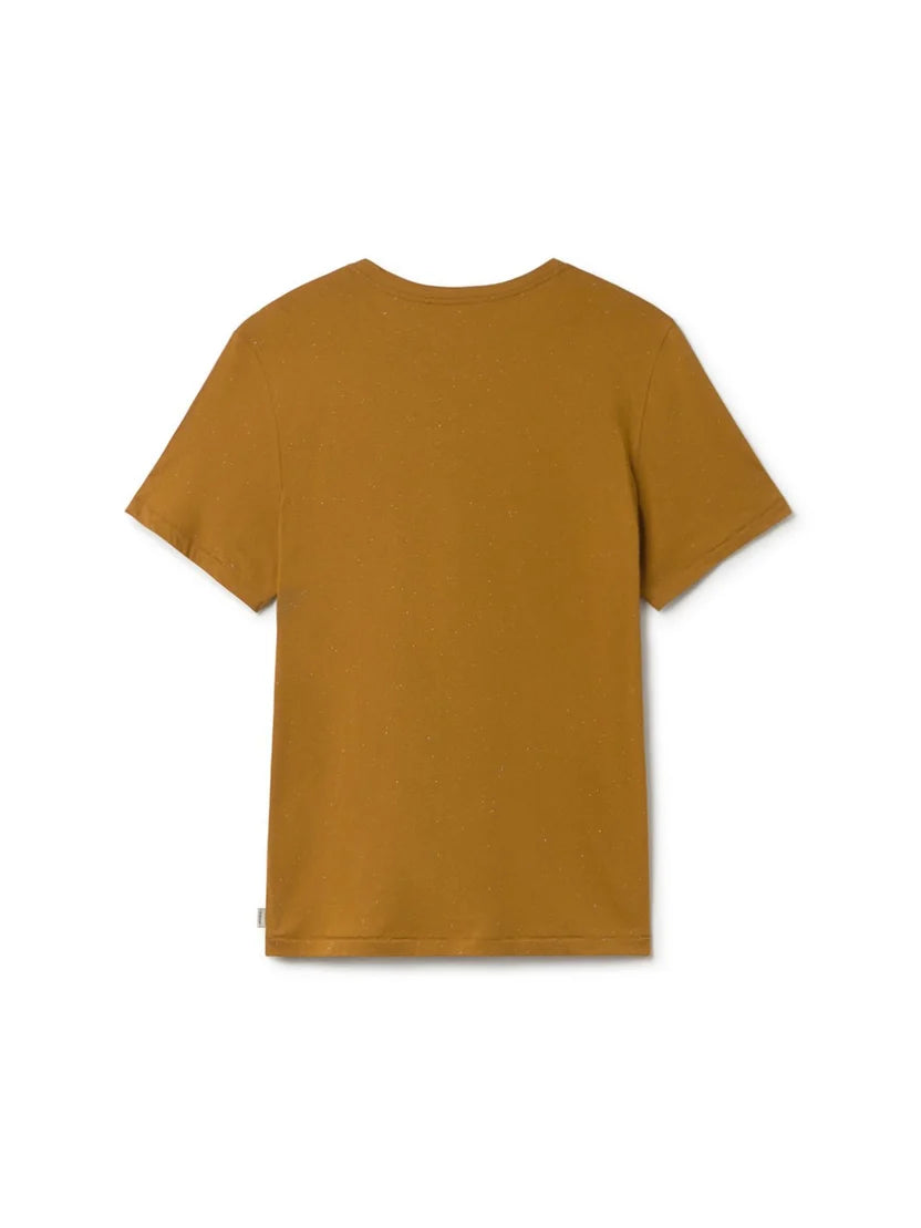 Qalito roundneck t-shirt Mustard | TWOTHIRDS