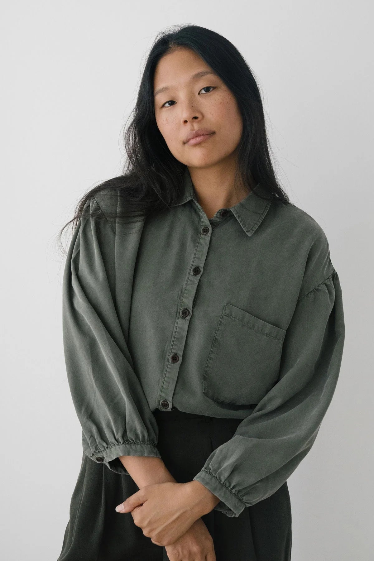 Camicia Recco Verde Scuro | TWOTHIRDS