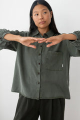 Camicia Recco Verde Scuro | TWOTHIRDS