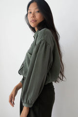 Camicia Recco Verde Scuro | TWOTHIRDS