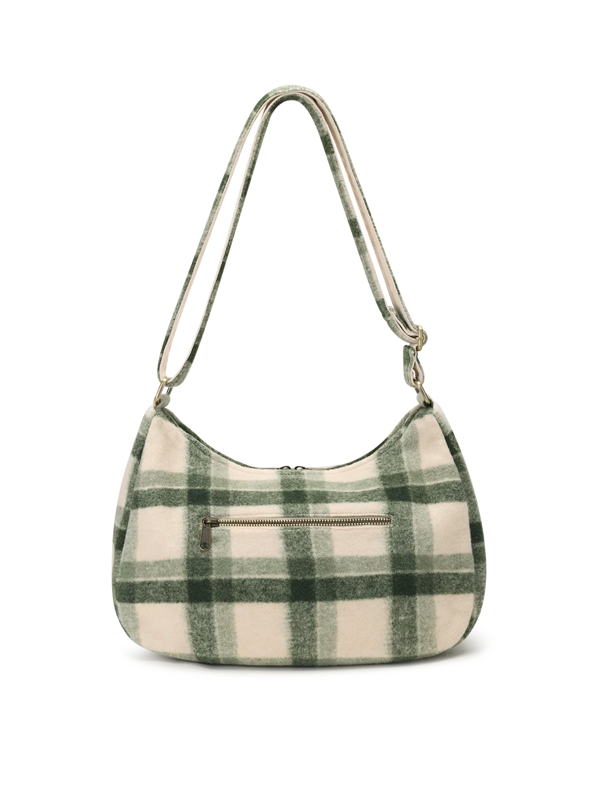 Rosa green tartan Crossbody Bag| Hindbag