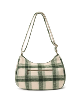 Rosa green tartan Crossbody Bag| Hindbag