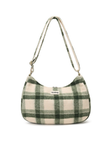 Rosa green tartan Crossbody Bag| Hindbag