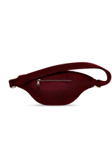 Sasha burgundy corduroy Bum Bag | Hindbag