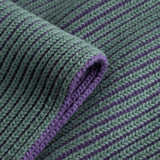 Scarf Norrfors Brioche Purple/Green | DEDICATED
