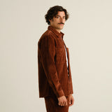 Hemd Kil Cord Cappuccino Braun | DEDICATED