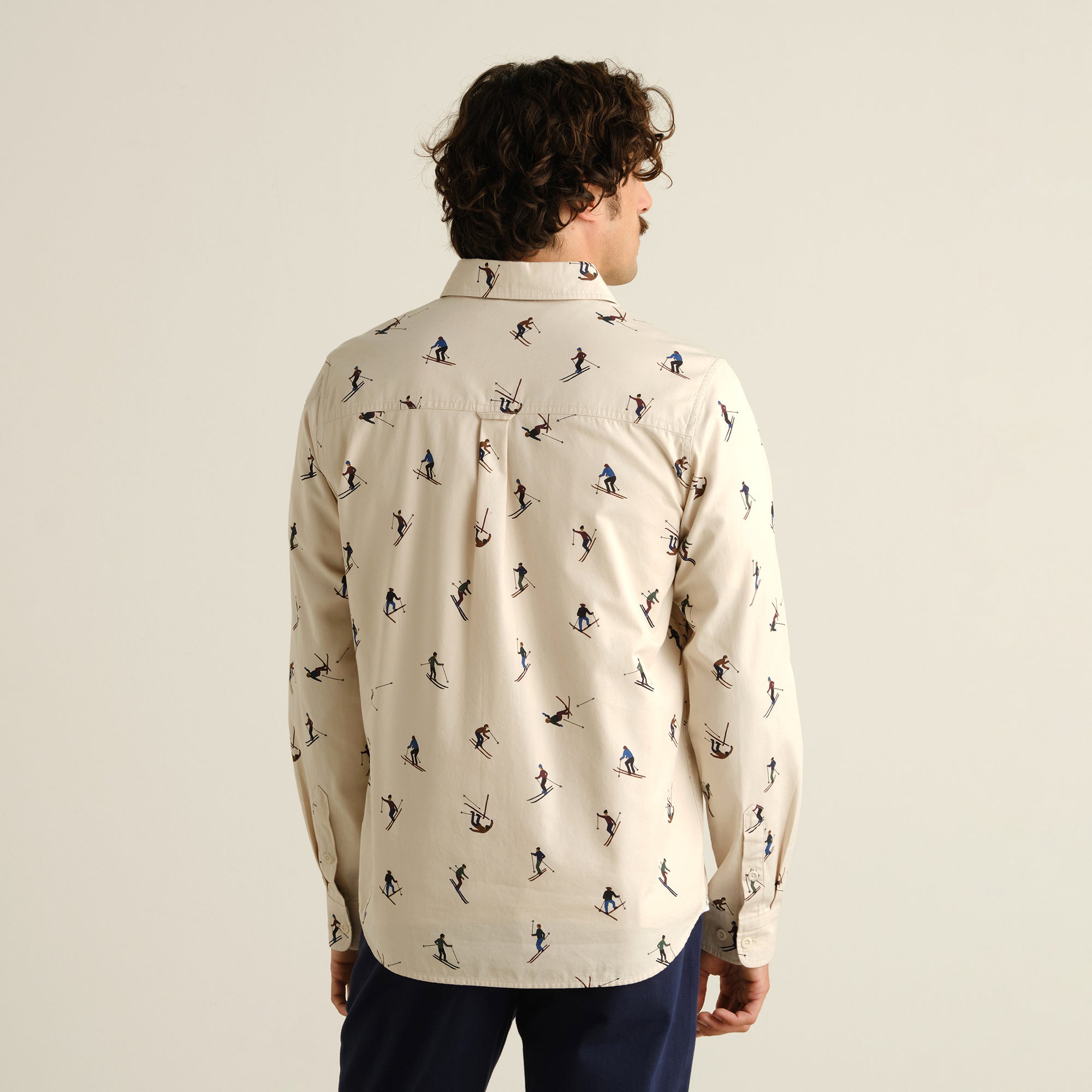 Shirt Lunnevik Ski Team Haferweiß | DEDICATED
