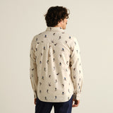 Shirt Lunnevik Ski Team Haferweiß | DEDICATED
