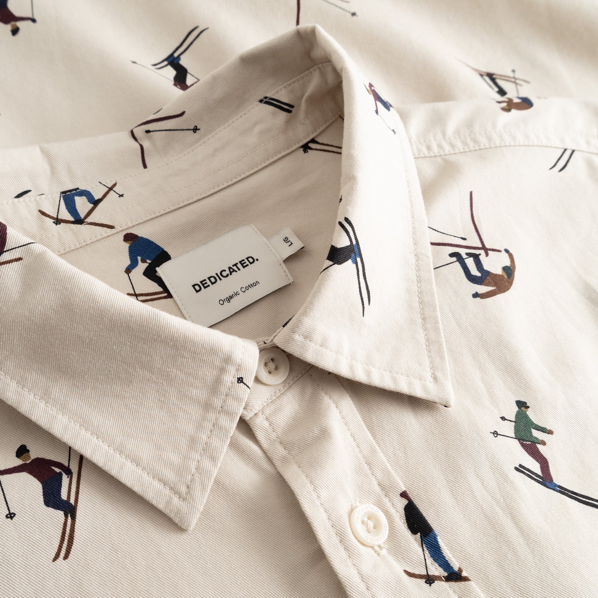 Shirt Lunnevik Ski Team Haferweiß | DEDICATED