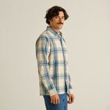 Shirt Rute Flannel Tartan Check Oat White | DEDICATED