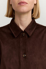 Camicia da donna Sue – Marrone Scuro | Makia
