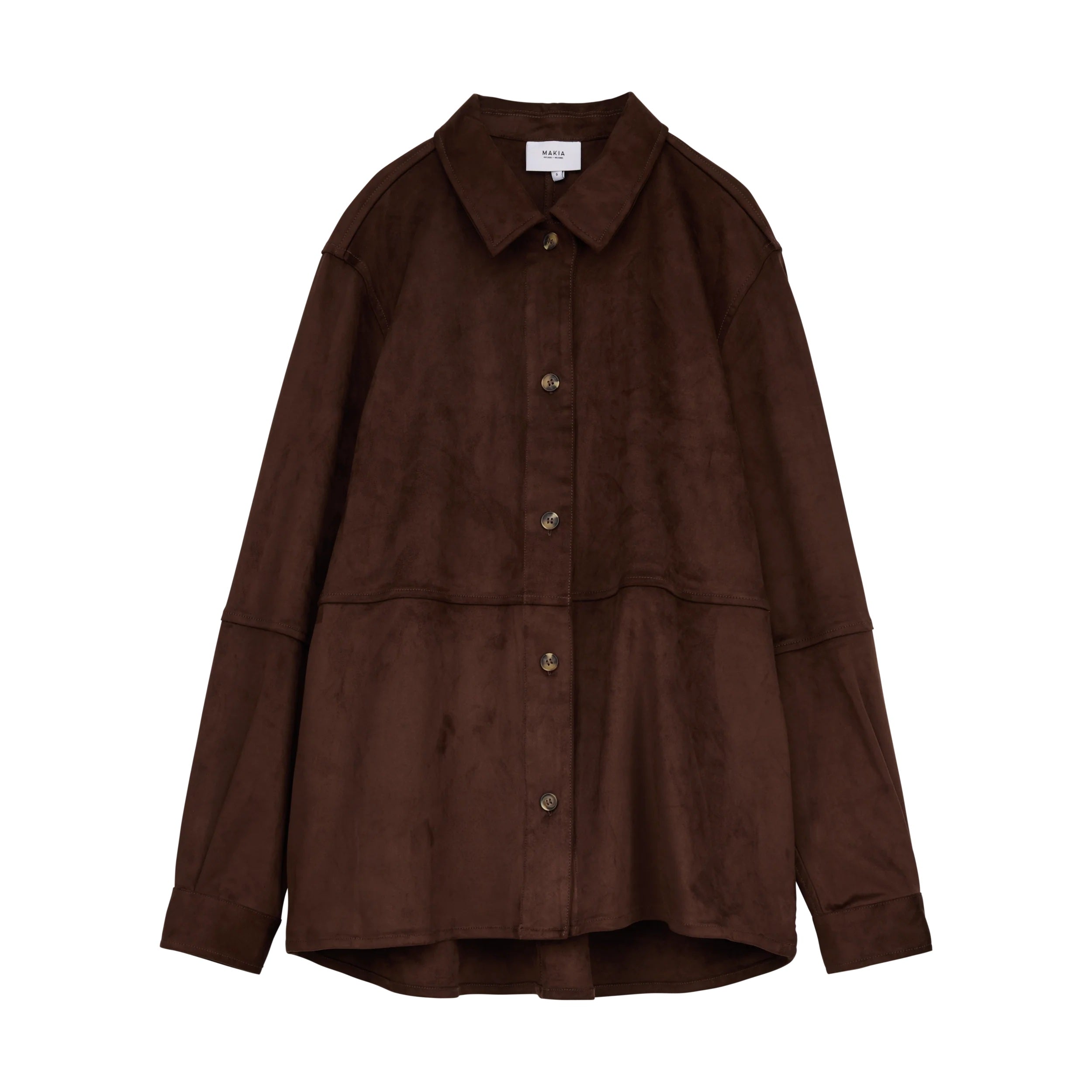 Camicia da donna Sue – Marrone Scuro | Makia