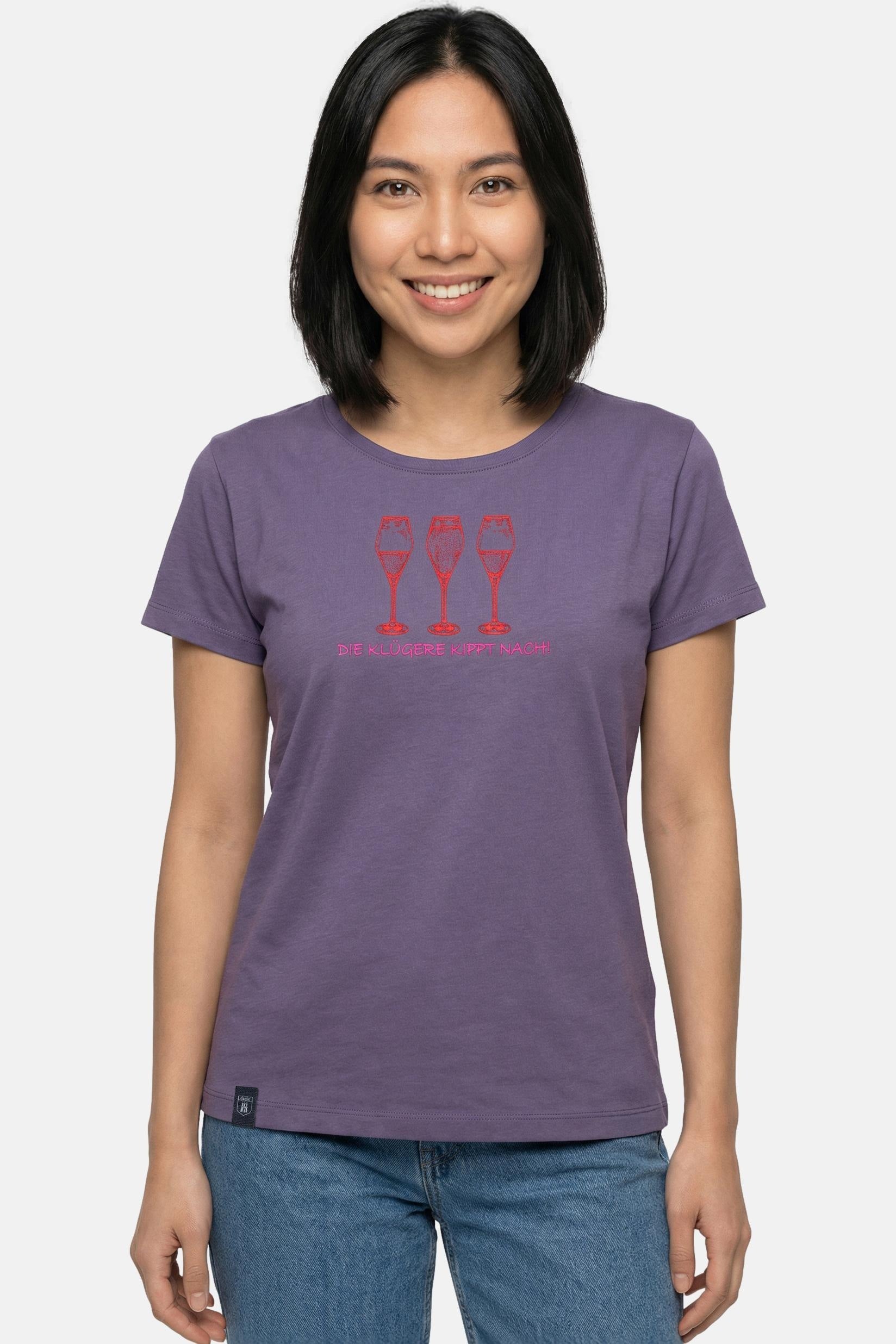 Die Klügere Women's T-Shirt – Purple Sage | Derbe