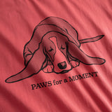 T-Shirt Vadstena Paws For a Moment Bianco Natale | DEDICATED