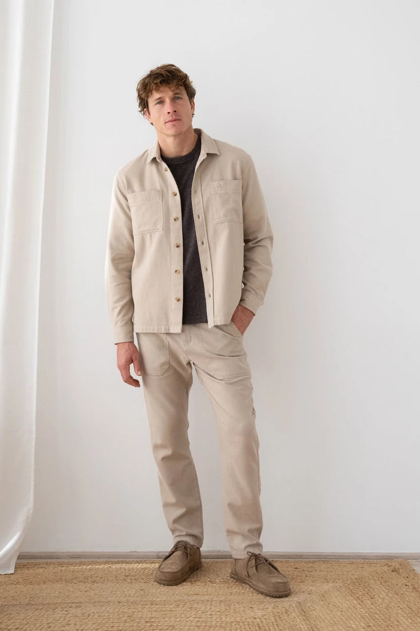 Taylor Oversize-Shirt Federgrau | TWOTHIRDS