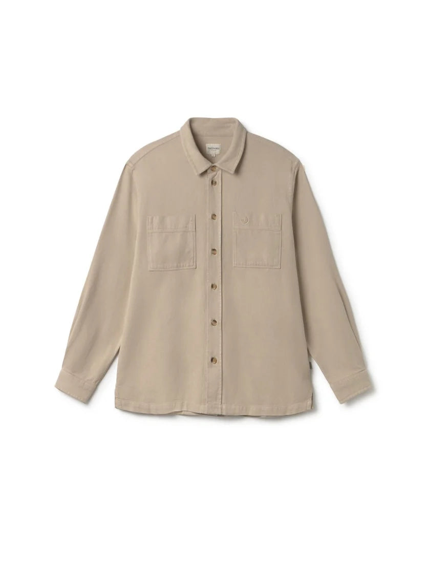 Taylor Oversize-Shirt Federgrau | TWOTHIRDS