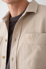 Taylor Oversize-Shirt Federgrau | TWOTHIRDS