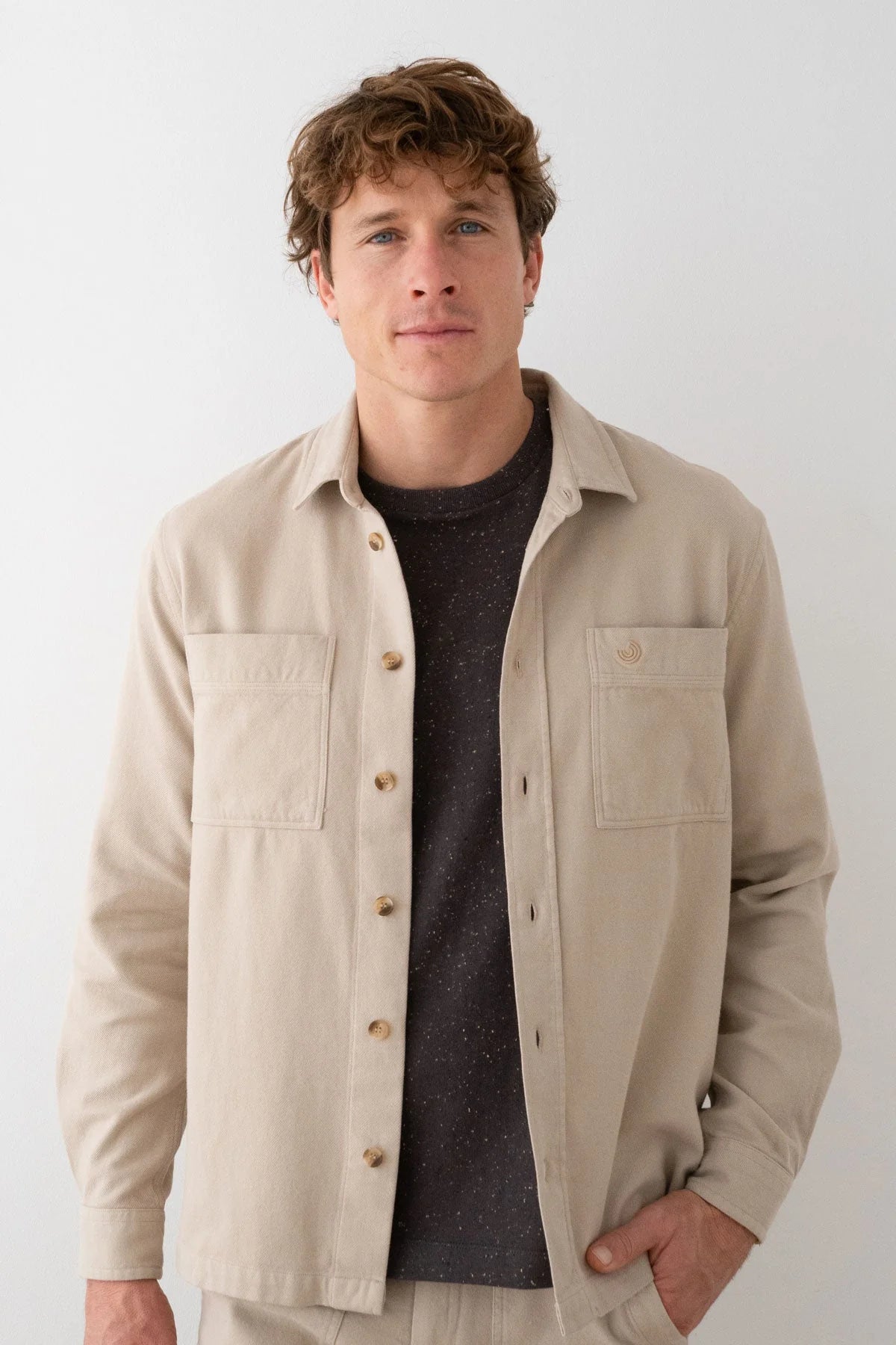 Taylor Oversize-Shirt Federgrau | TWOTHIRDS