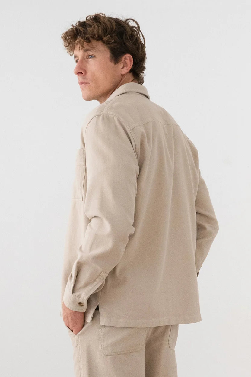 Taylor Oversize-Shirt Federgrau | TWOTHIRDS