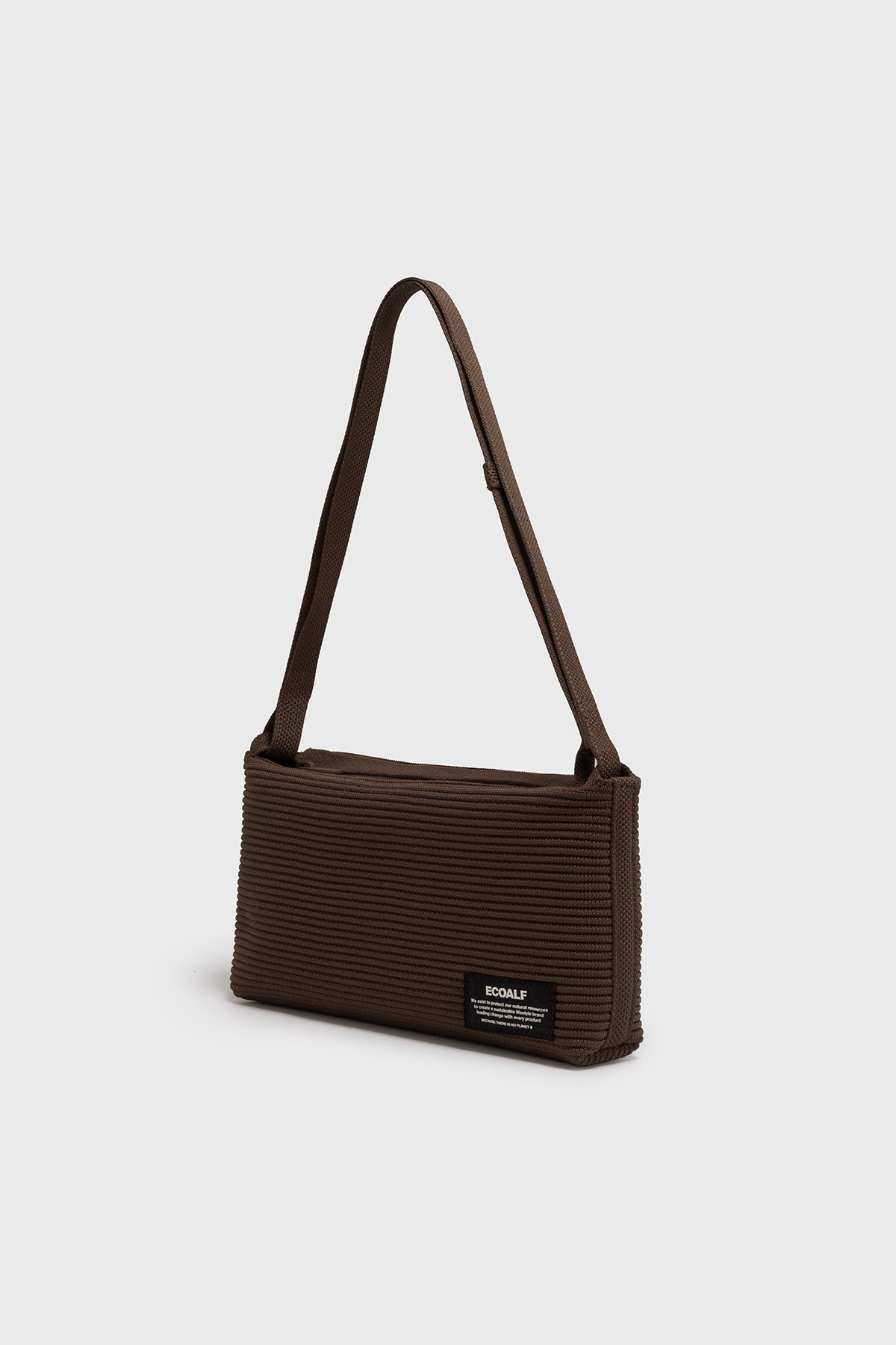 Borsa Baguette Regolabile Tika Otto Marrone Scuro | ECOALF