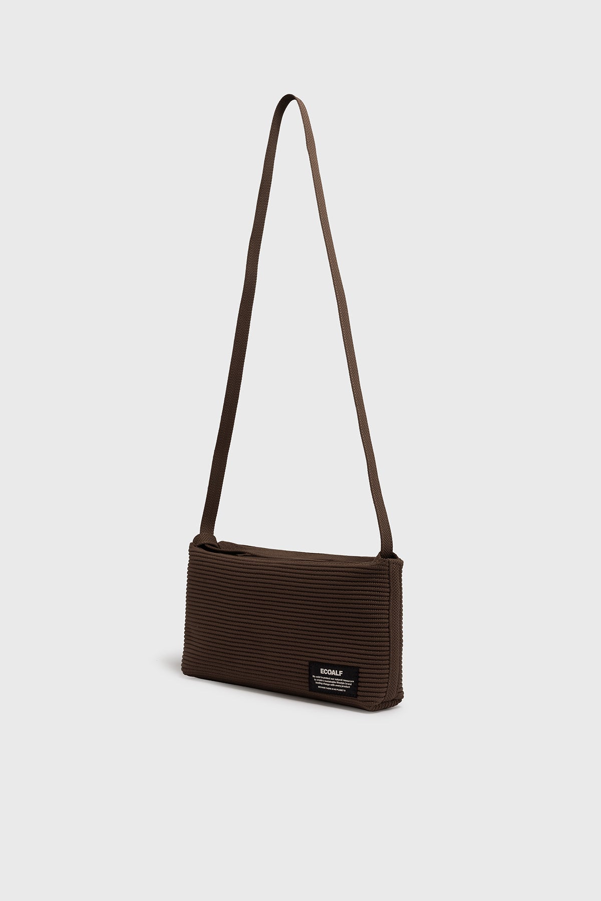 Borsa Baguette Regolabile Tika Otto Marrone Scuro | ECOALF