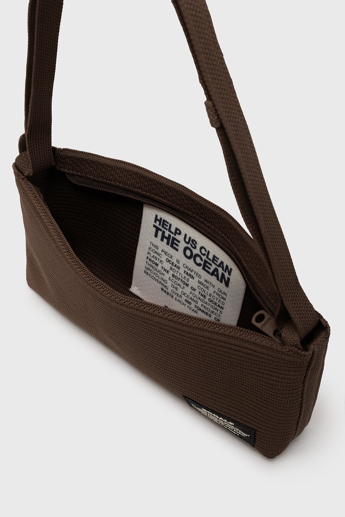 Borsa Baguette Regolabile Tika Otto Marrone Scuro | ECOALF