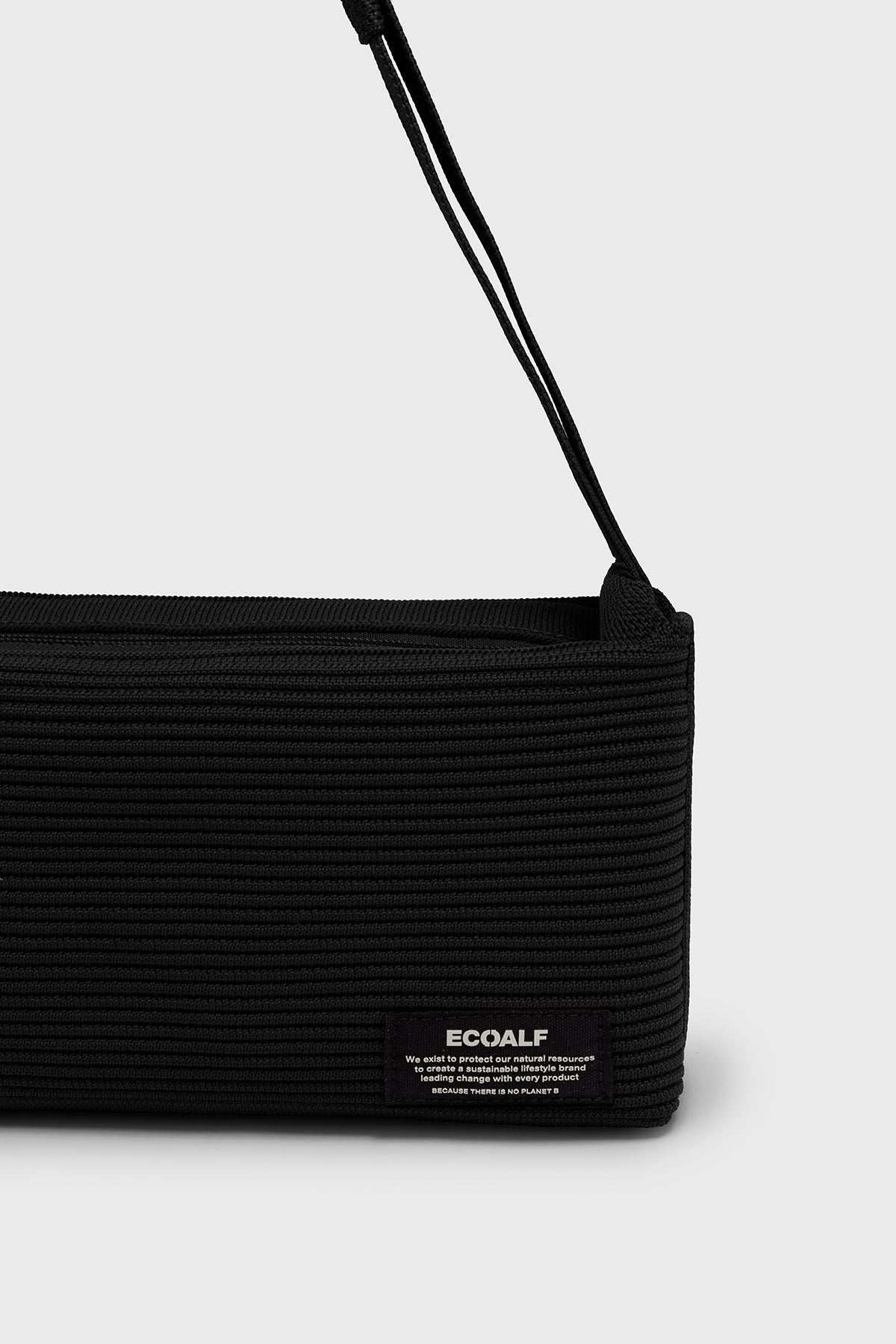 Borsa baguette regolabile Tika Otto nera | ECOALF