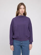 SweatShirt Fleece Turtleneck PurpleIndigo | MAZINE