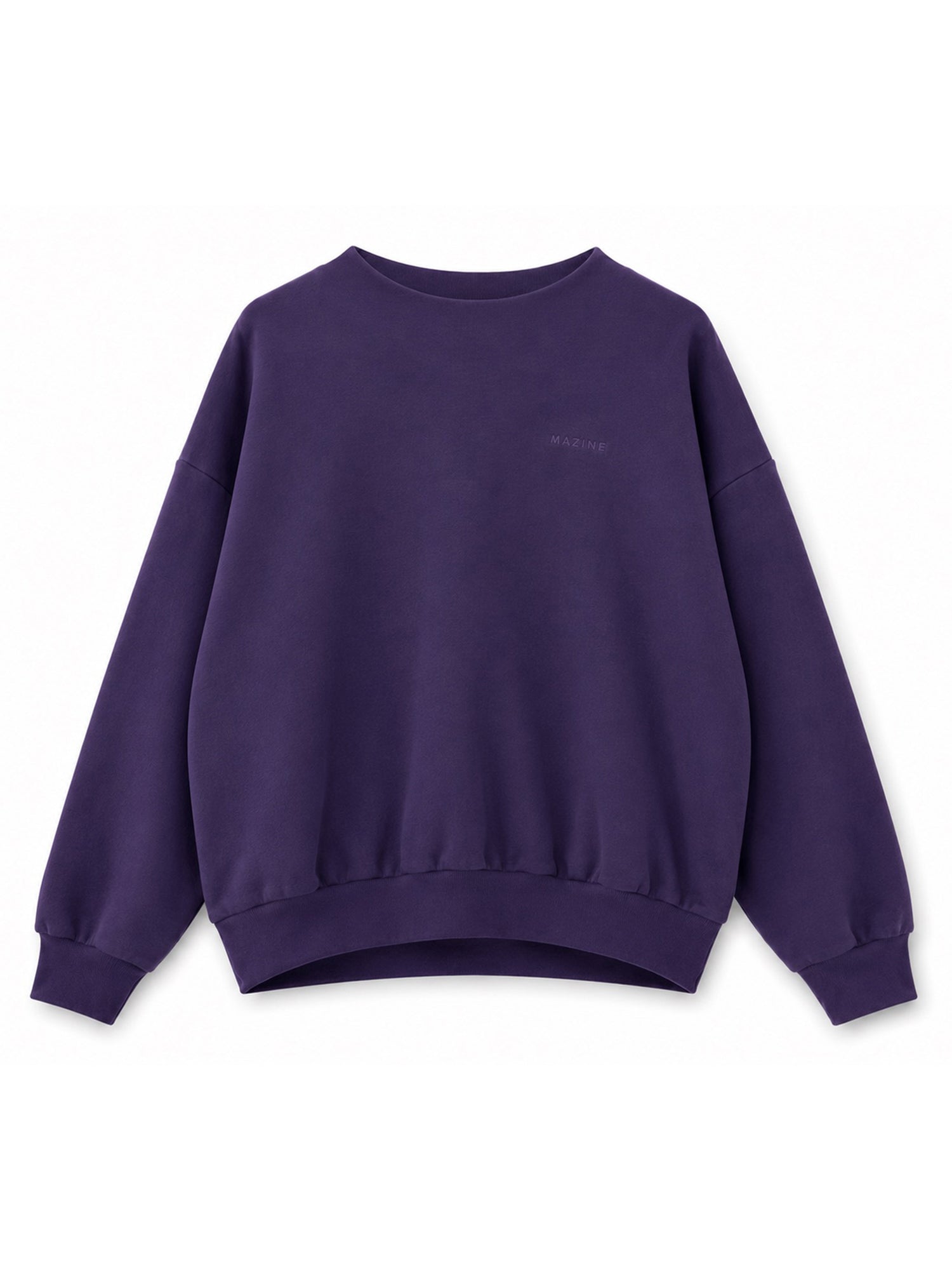 SweatShirt Fleece Turtleneck PurpleIndigo | MAZINE