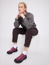 Felpa a Collo Alto Calda Color Fango Donna | MAZINE