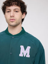 Jacket Varsity Deep Teal Man | MAZINE