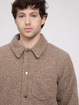 Giacca Uomo Vegan Wool Walnut | MAZINE