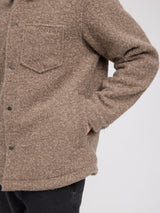 Giacca Uomo Vegan Wool Walnut | MAZINE