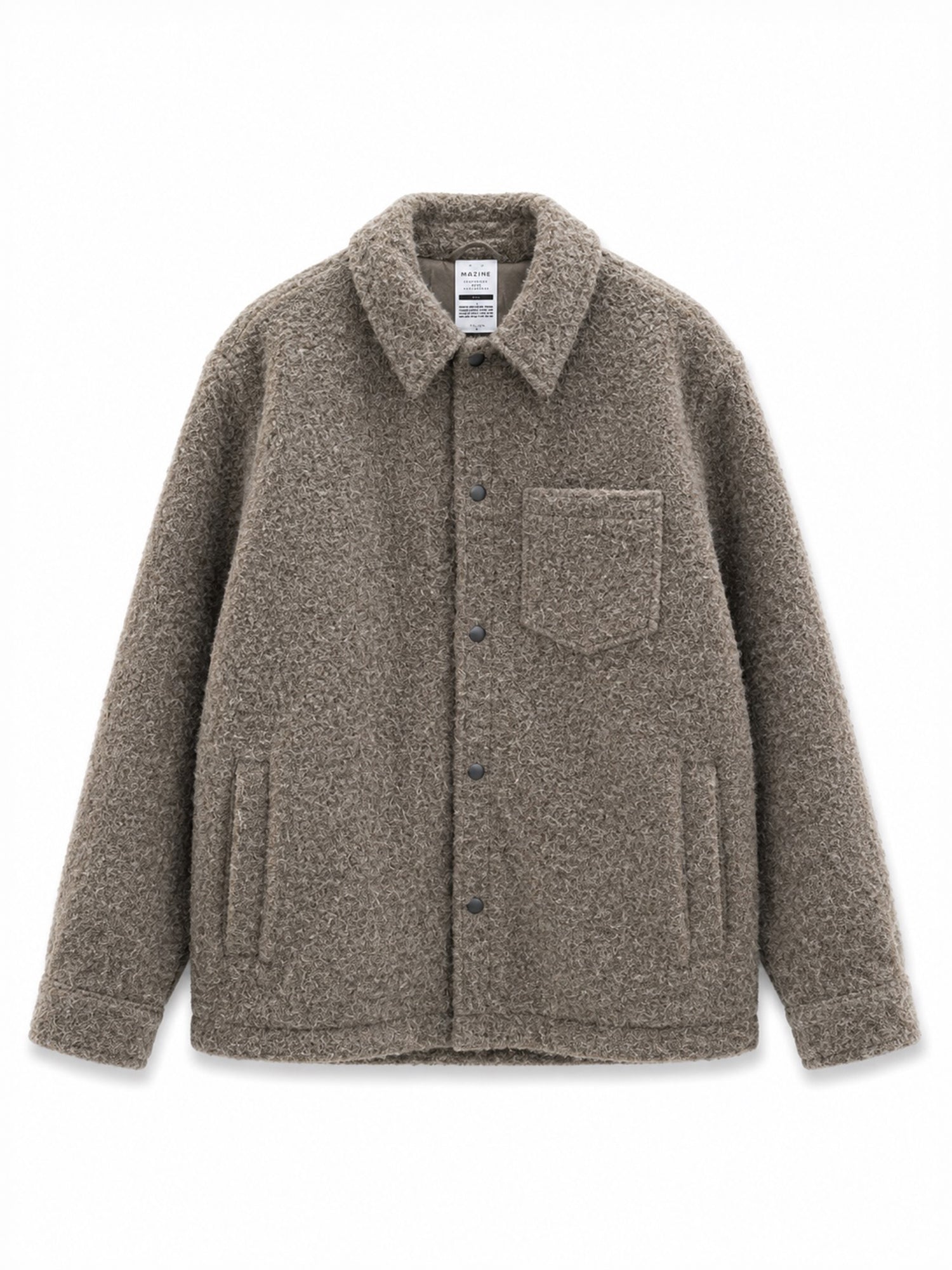 Giacca Uomo Vegan Wool Walnut | MAZINE