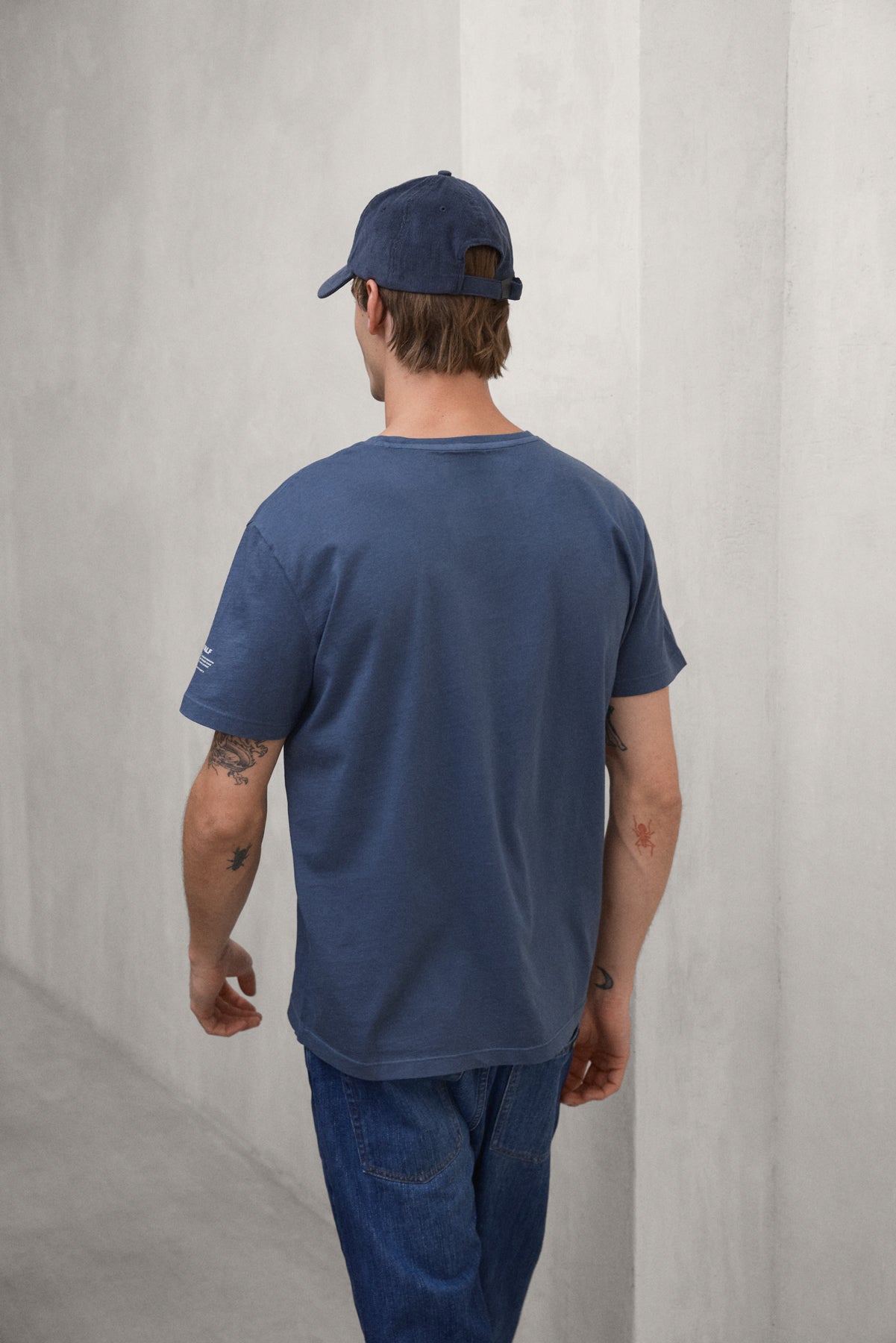 T-shirt Vent da uomo blu acciaio | ECOALF