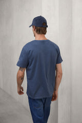 T-shirt Vent da uomo blu acciaio | ECOALF