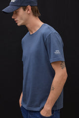 T-shirt Vent da uomo blu acciaio | ECOALF