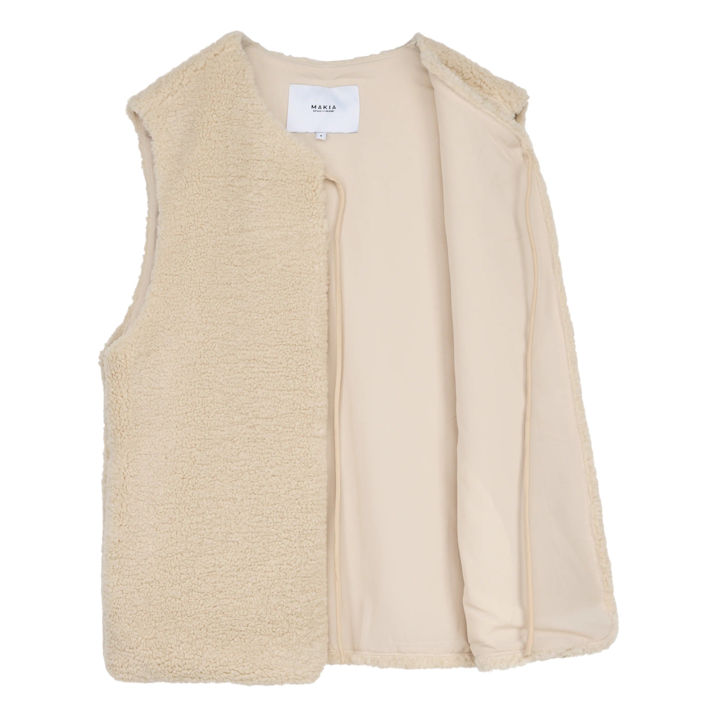 Viivi Women's Vest – Off White | Makia