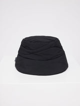 Hat Waves Quilt Padded Bucket Black | Mazine