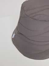 Waves Quilt Padded Bucket Hat Warm Mud | MAZINE