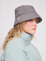 Waves Quilt Padded Bucket Hat Warm Mud | MAZINE