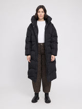 Steppmantel Waves Quilt Puffer Schwarz Damen | MAZINE
