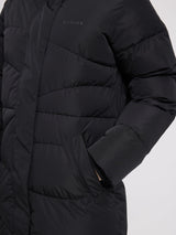 Steppmantel Waves Quilt Puffer Schwarz Damen | MAZINE