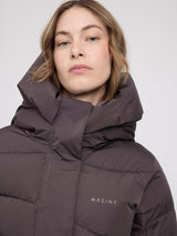 Jacket Waves Quilt Short Puffer Auberginenfarben | MAZINE