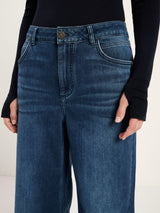 Jeans Salt Night Blue GOTS in Cotone | Lanius